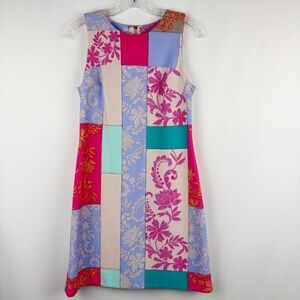 Just...Taylor Women Block Colorblock floral Sleeveless Sheath Mini Dress - 4